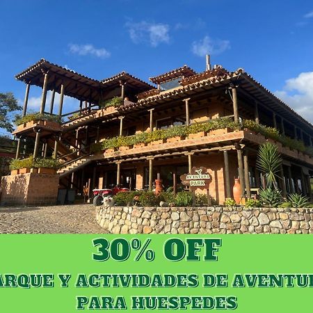Hotel, Bungalows, Chalet Y Cabanas Aventura Park Villa De Leyva La Periquera Exteriér fotografie